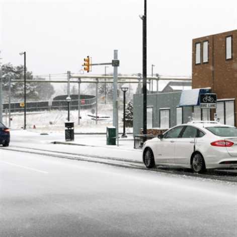 Testy samochodu autonomicznego Forda na śniegu
